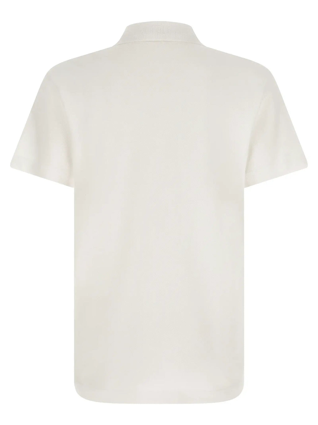 Versace White Cotton Polo Shirt