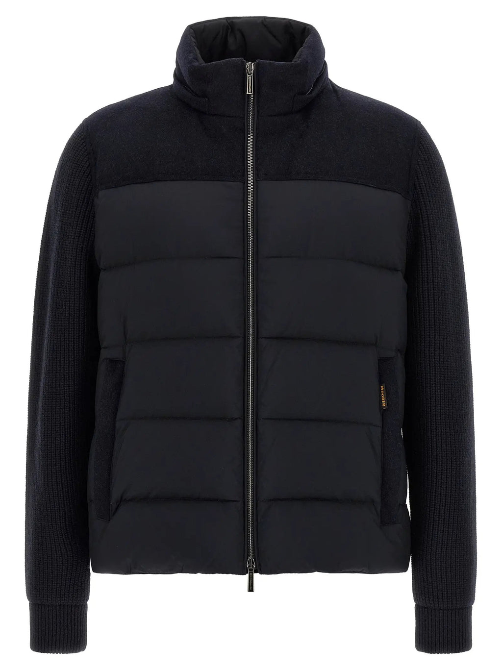 MooRER Blue Wool Full-Length Jacket