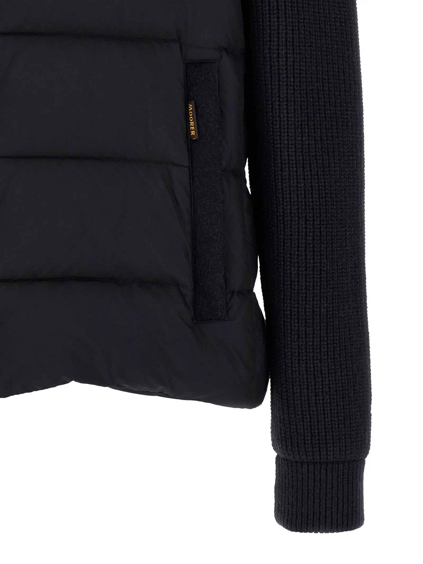 MooRER Blue Wool Full-Length Jacket