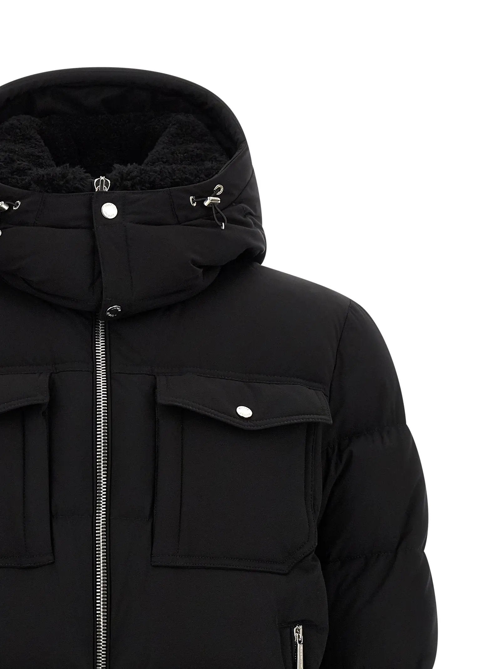 MooRER Black Wool Bomber