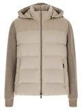 MooRER Beige Wool Full-Length Jacket