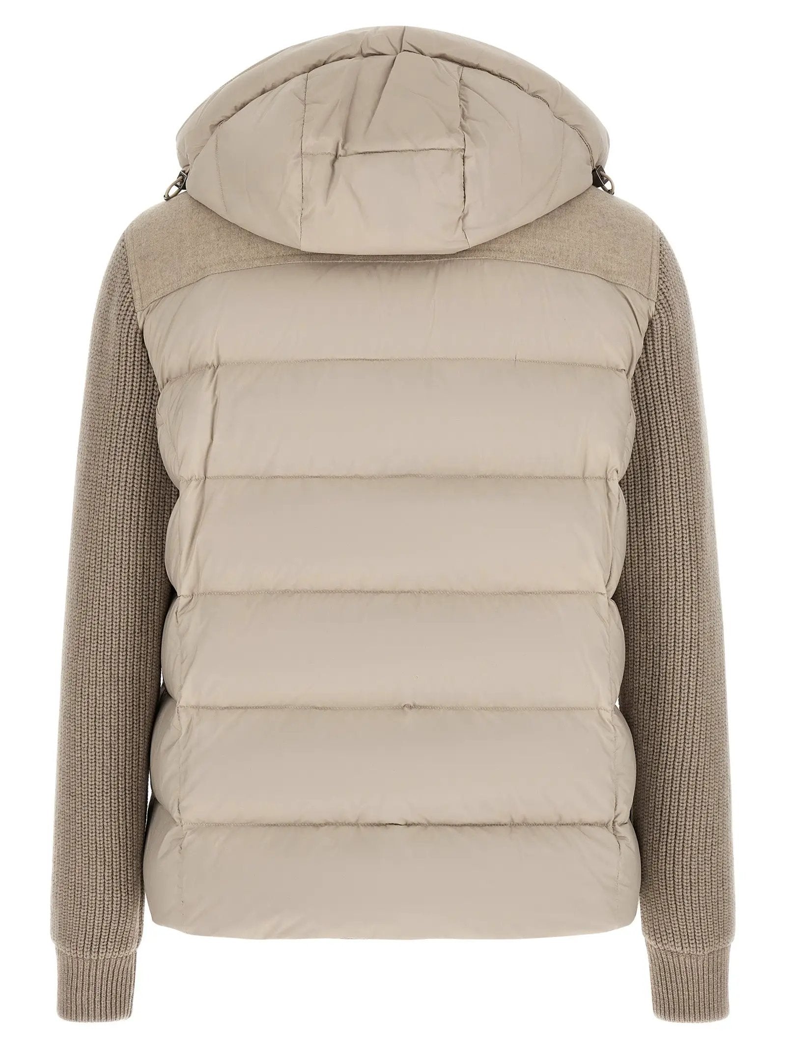 MooRER Beige Wool Full-Length Jacket