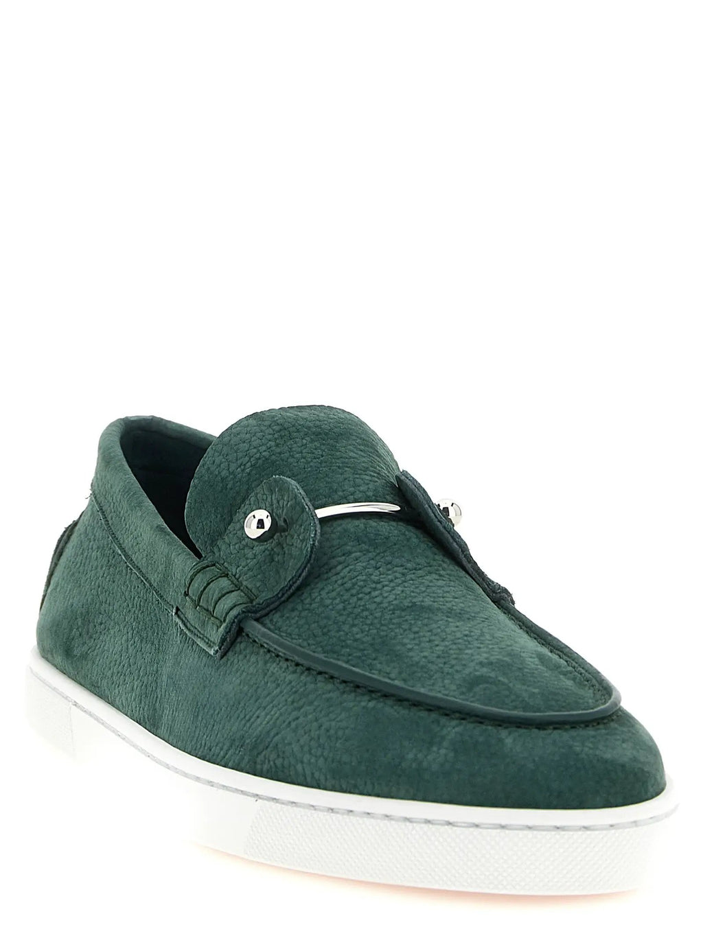 Mocassins bicolores en cuir de veau Christian Louboutin