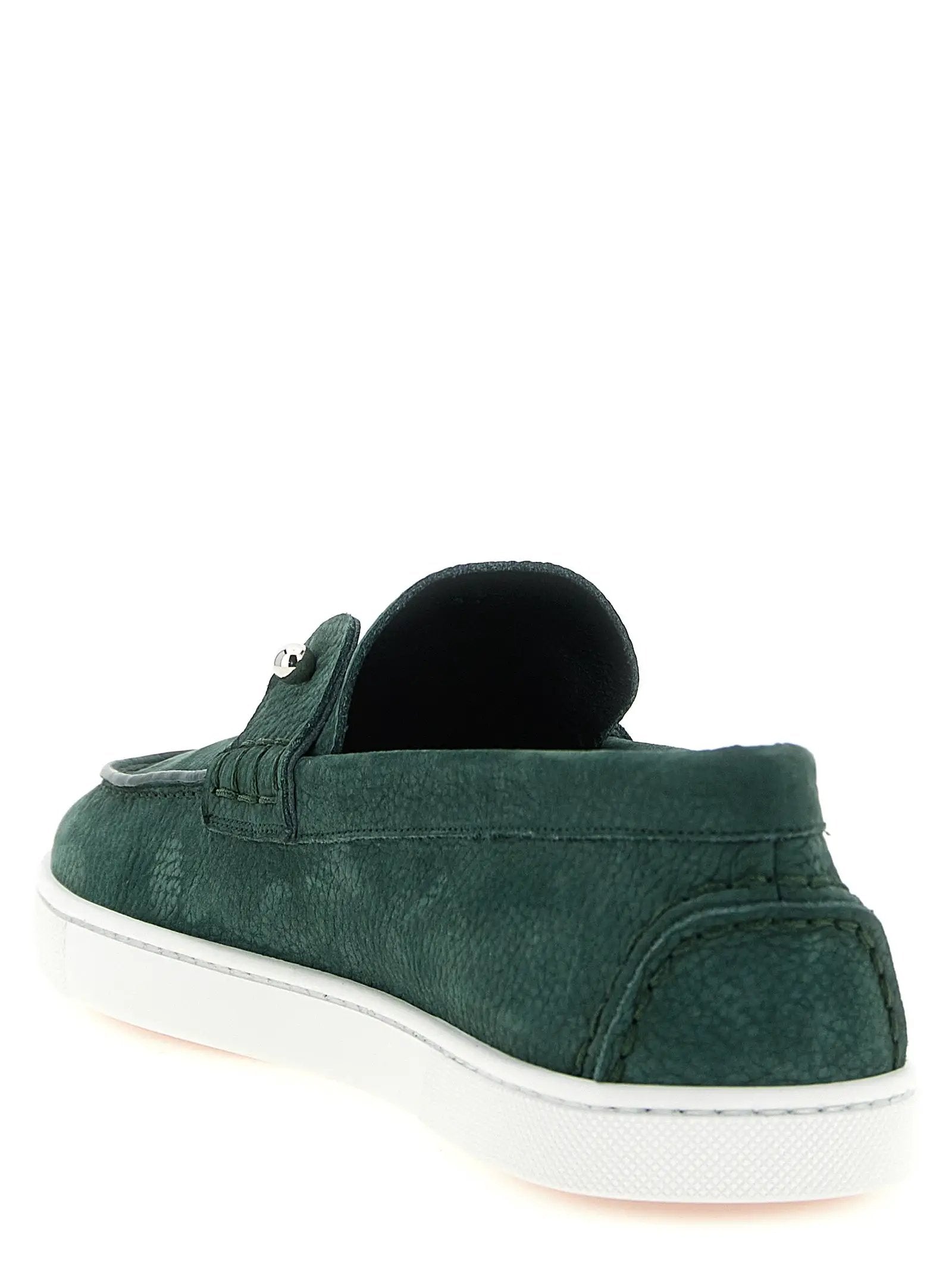 Mocassins bicolores en cuir de veau Christian Louboutin