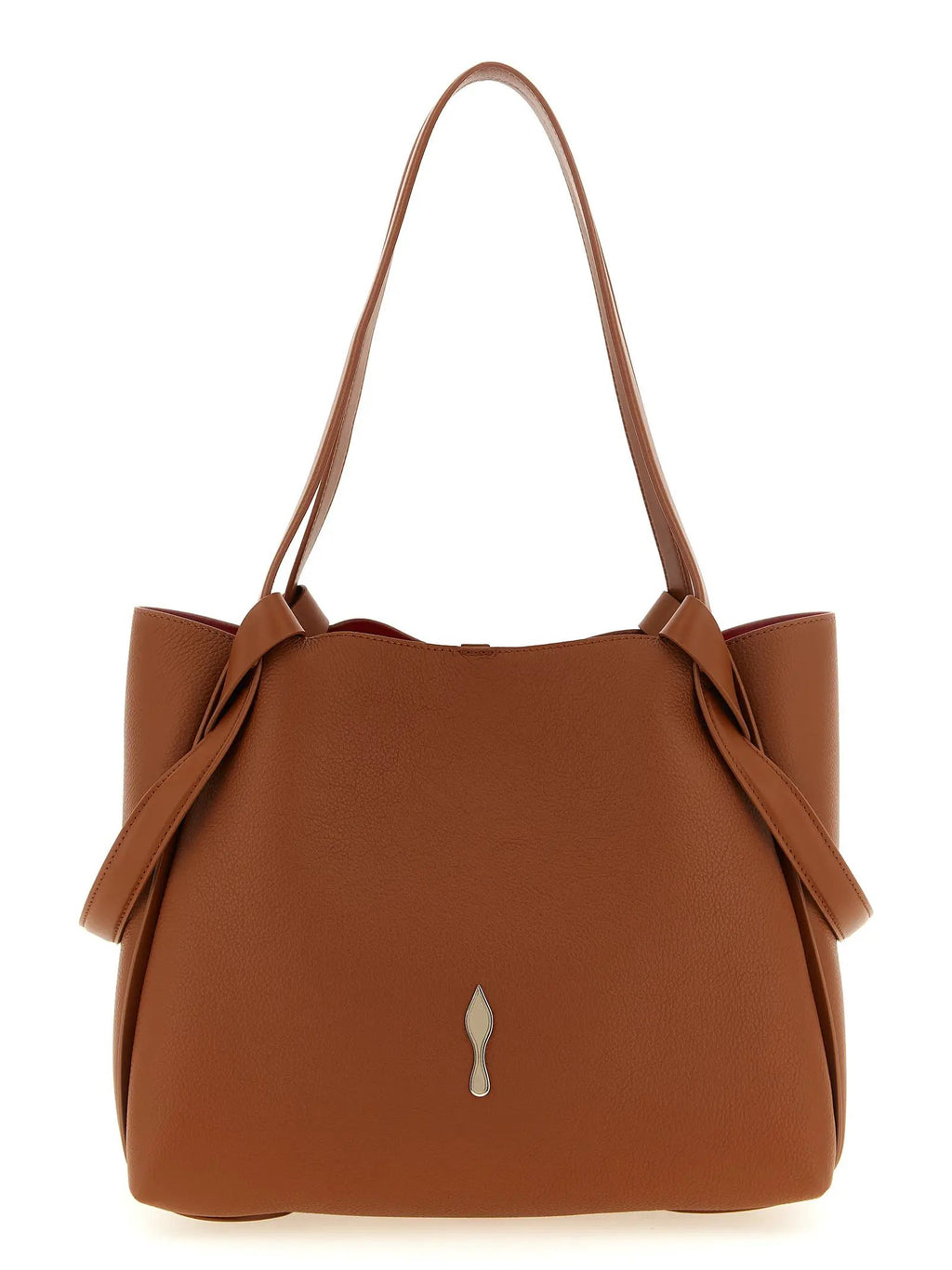 Christian Louboutin Brown Calfskin Tote Bag