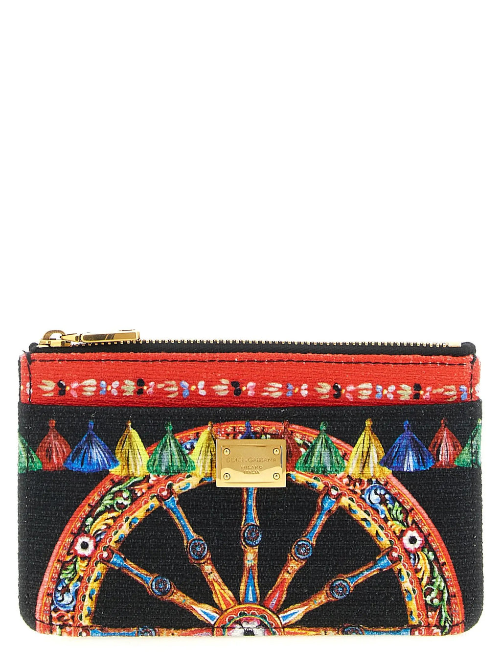 Dolce & Gabbana Multicolor Cotton Cardholder