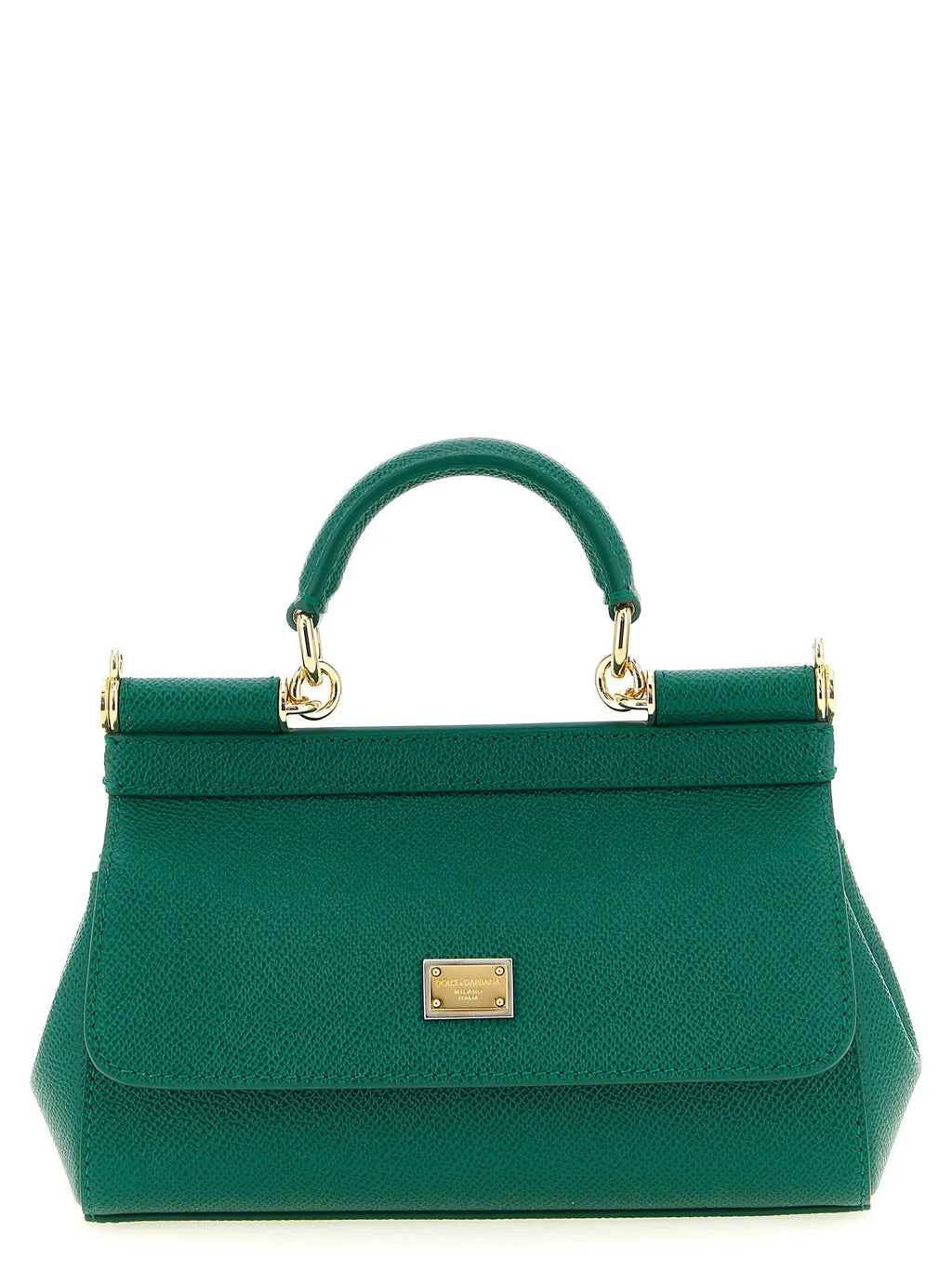 Dolce & Gabbana Bicolor Calfskin Handbag