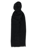 Brunello Cucinelli Black Cashmere Scarf