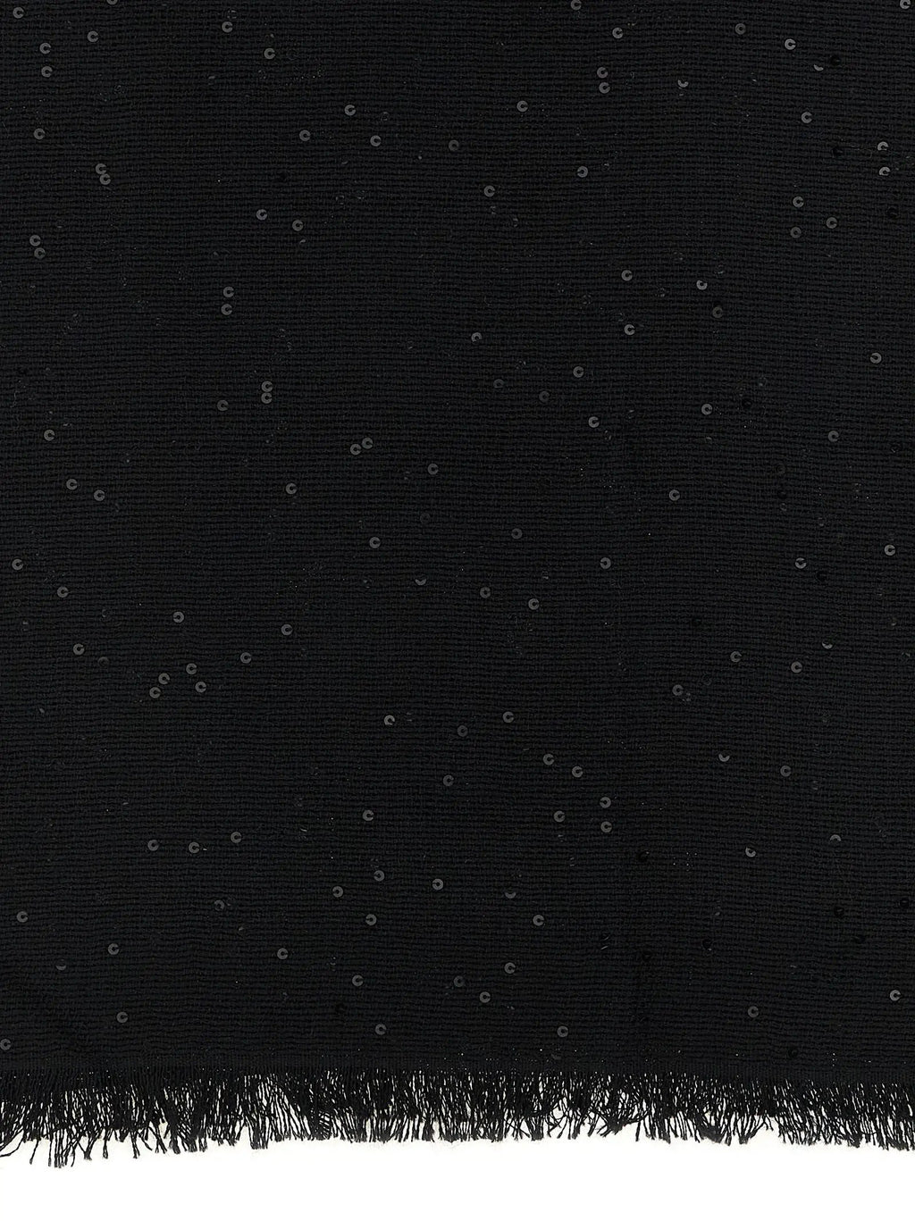 Brunello Cucinelli Black Cashmere Scarf