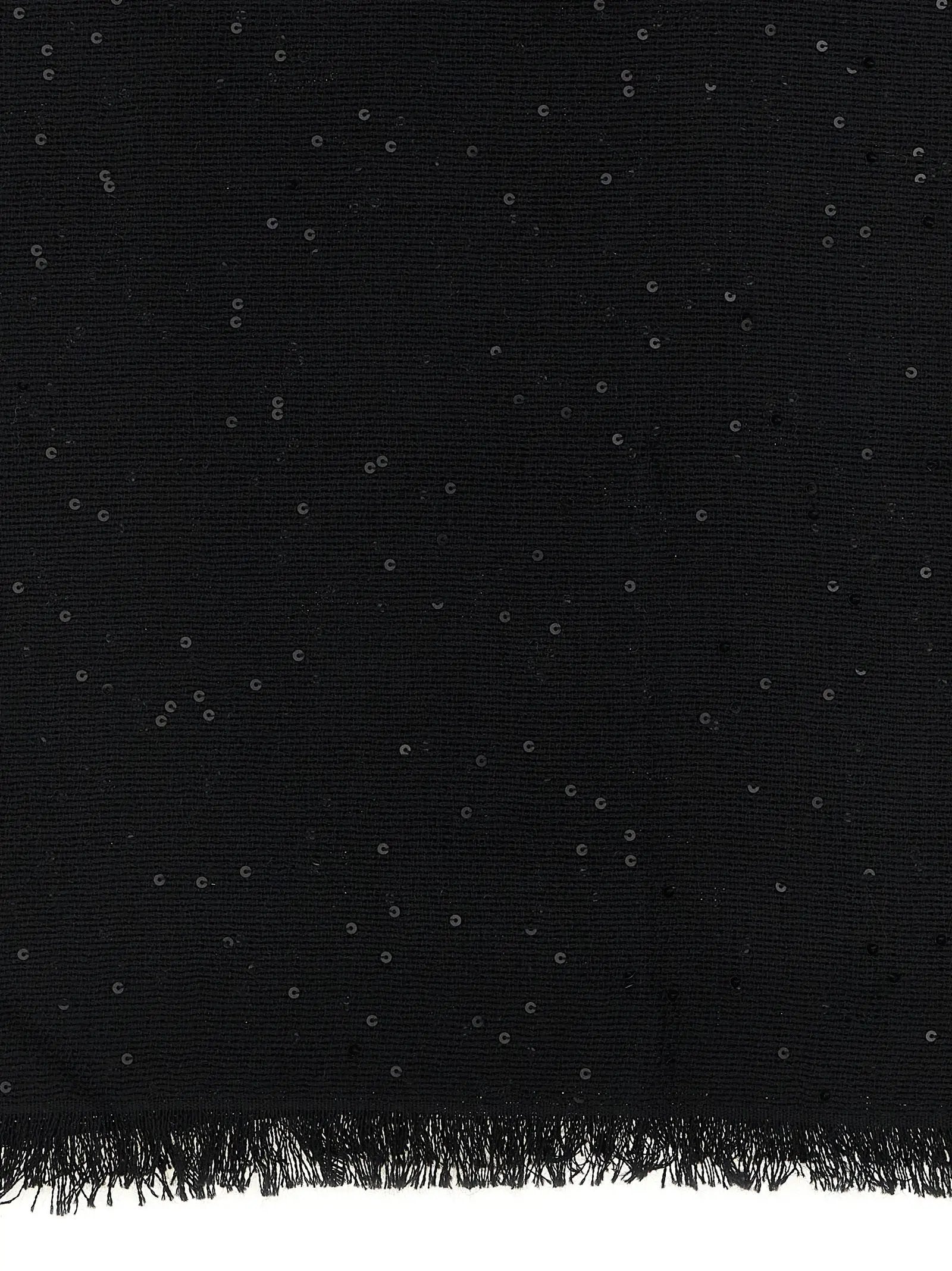 Brunello Cucinelli Black Cashmere Scarf