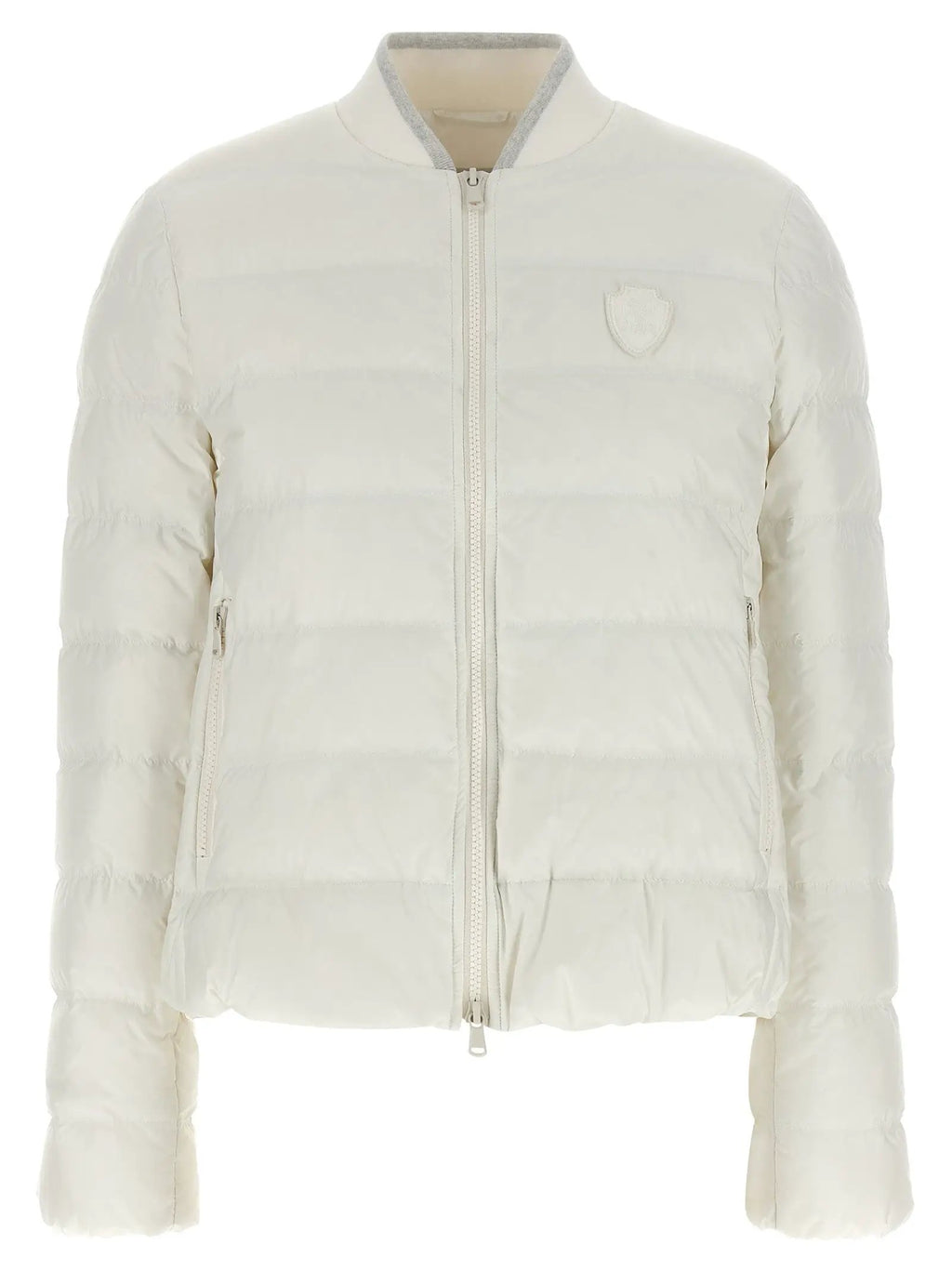 Brunello Cucinelli White Polyester Full-Length Jacket