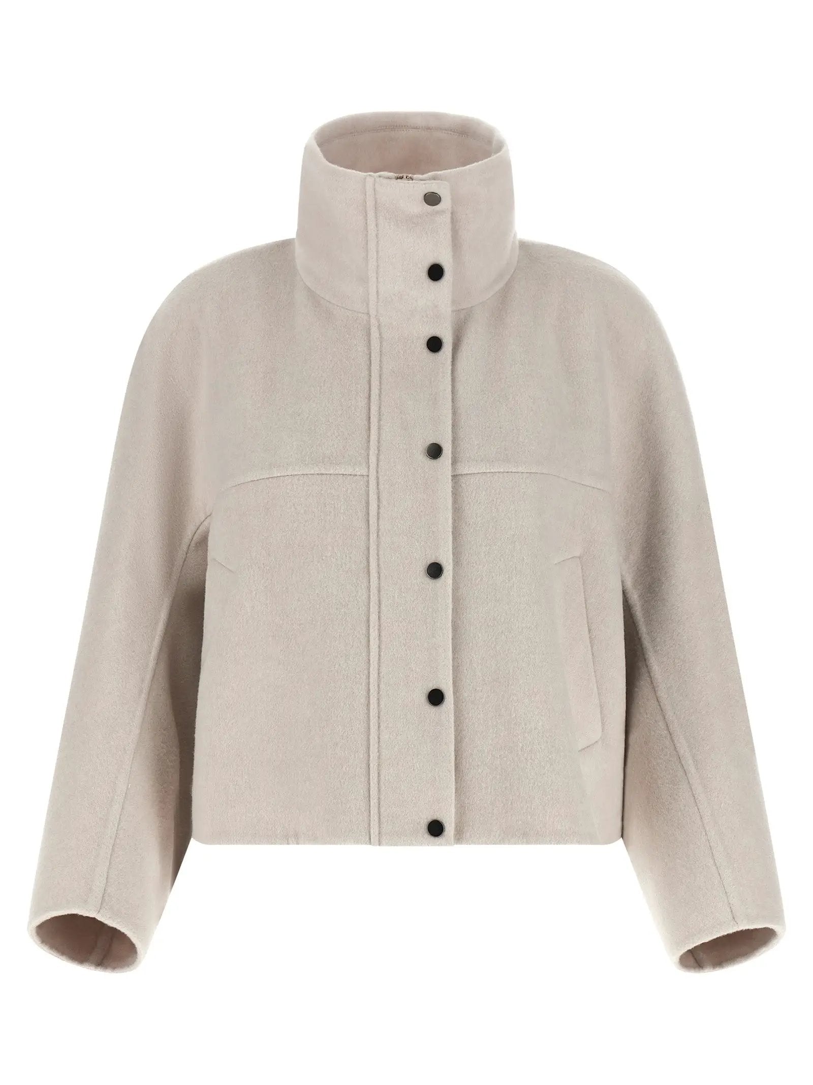 Brunello Cucinelli Gray Virgin Wool Coat