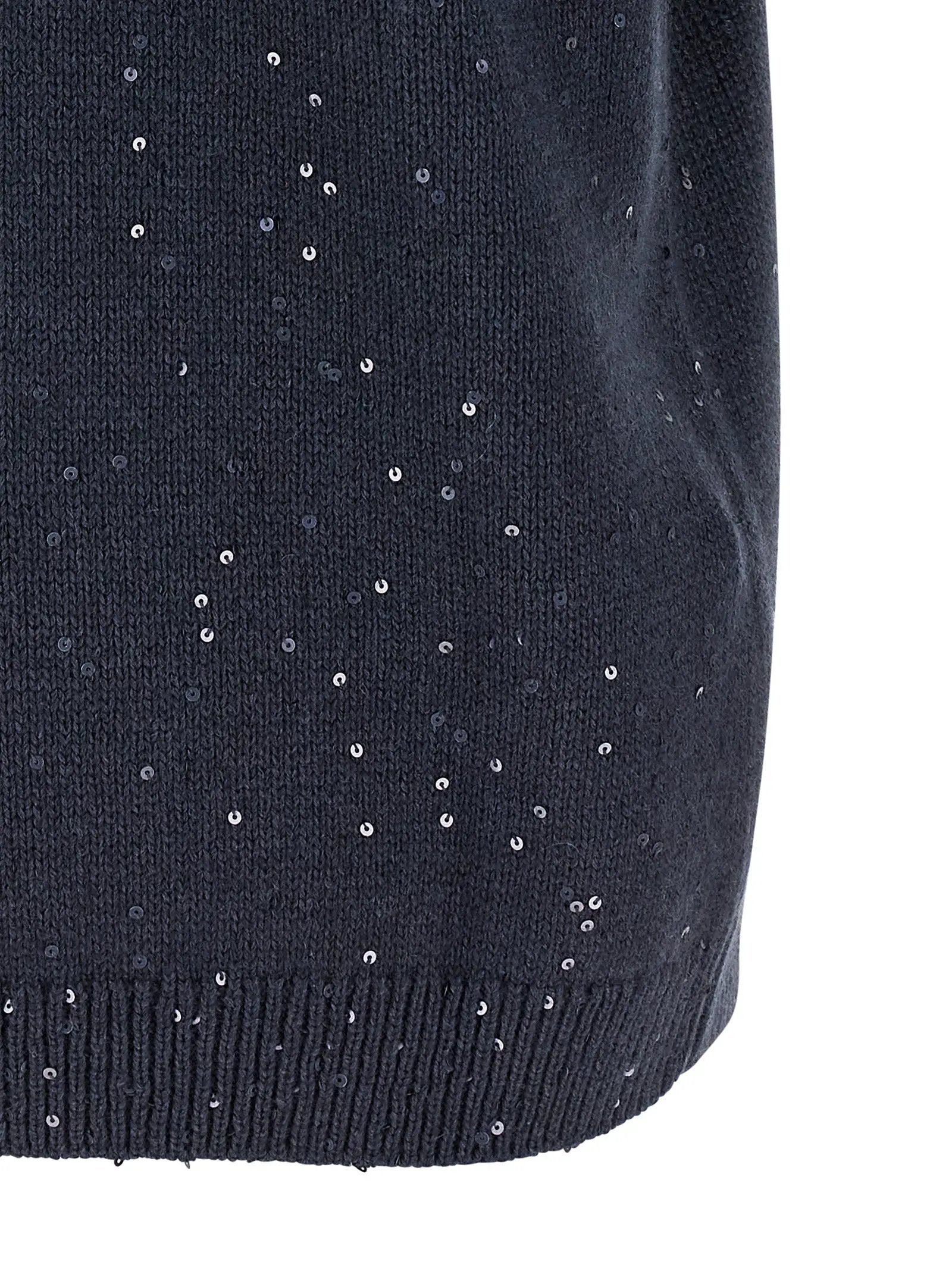 Brunello Cucinelli Blue Cashmere Cardigan