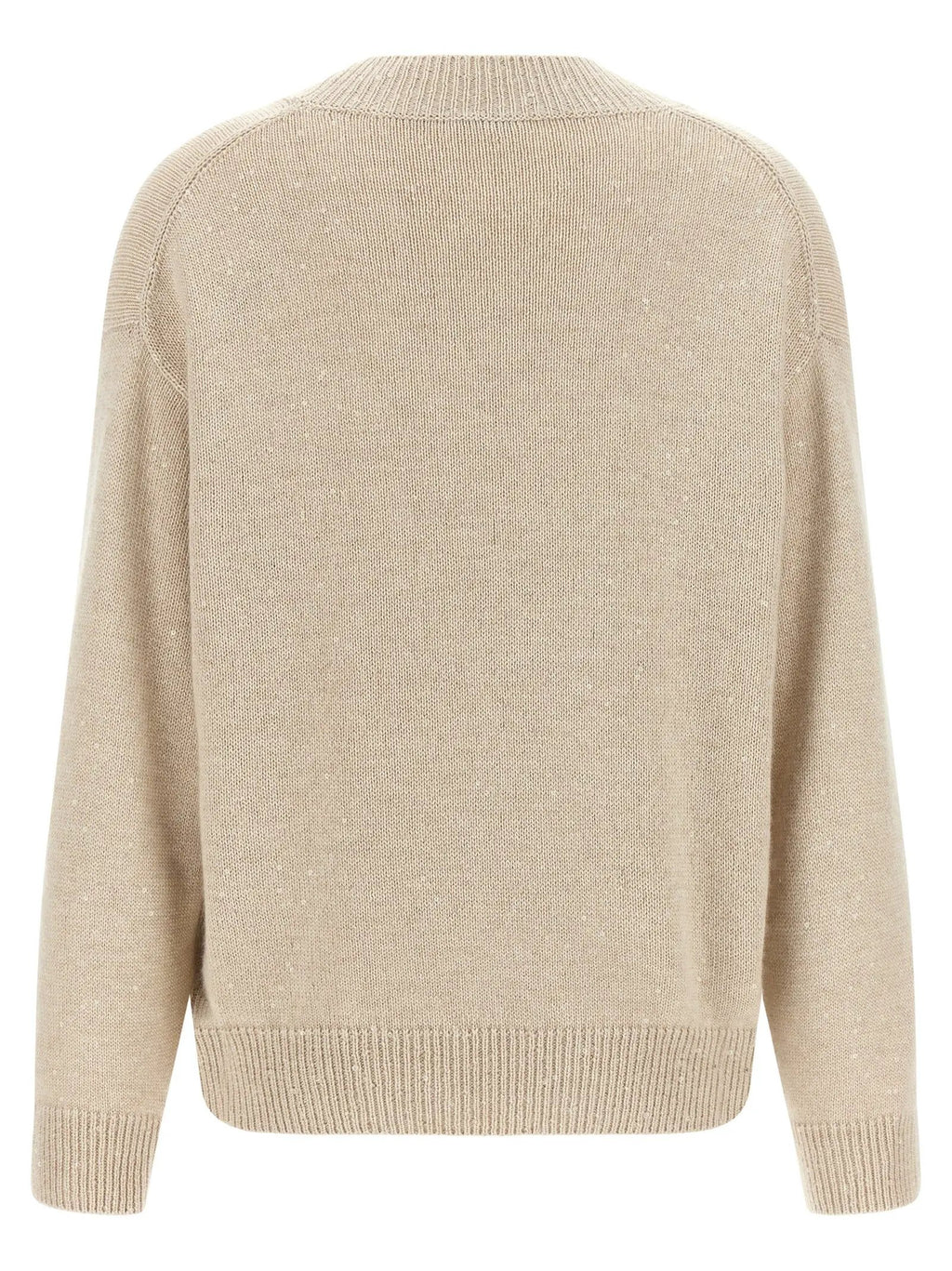 Brunello Cucinelli Beige Cashmere Cardigan