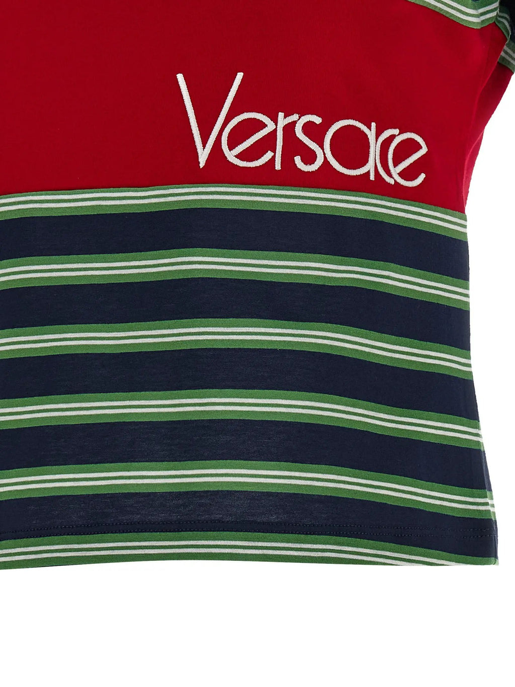 Versace Multicolor Cotton T-Shirt