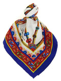 Écharpe en soie multicolore Dolce & Gabbana