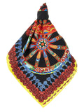 Écharpe en soie multicolore Dolce & Gabbana