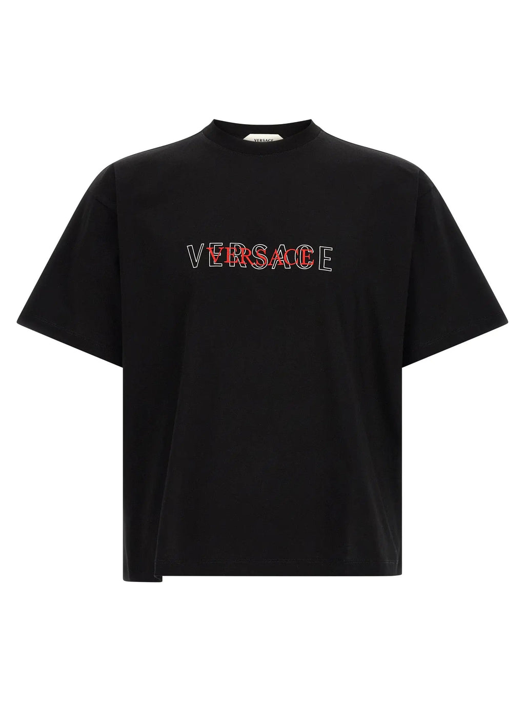 Versace Black Cotton T-Shirt