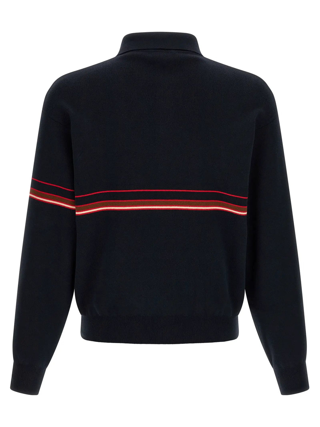 Versace Blue Cotton Polo Shirt