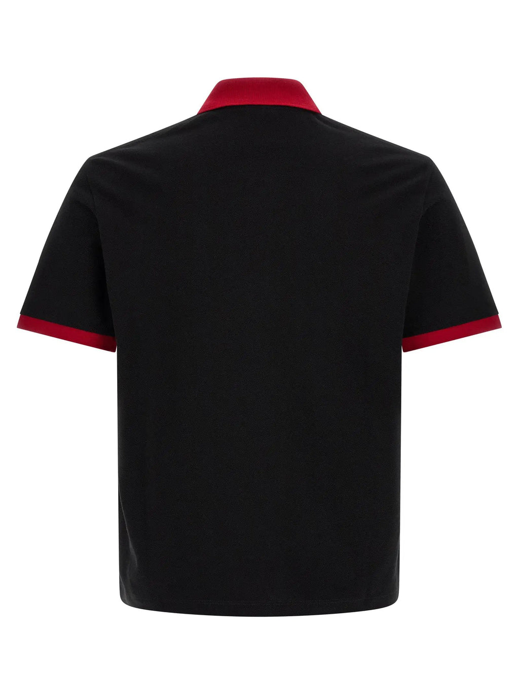 Versace Black Cotton Polo Shirt