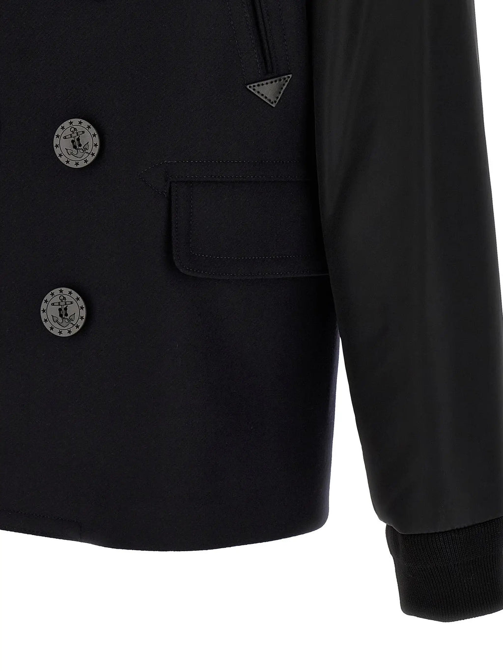 Dsquared² Blue Wool Coat