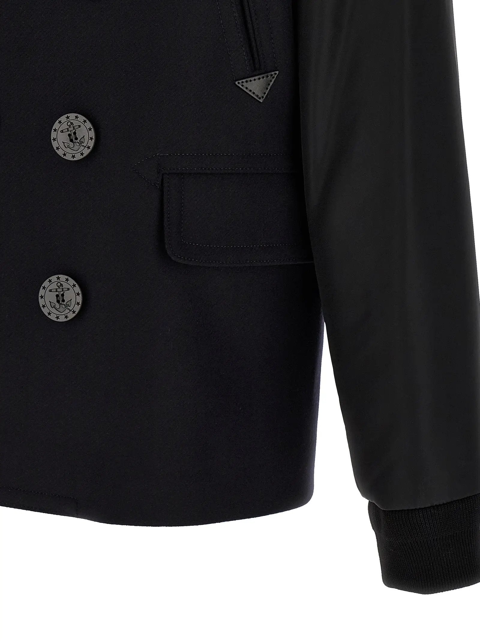 Dsquared² Blue Wool Coat