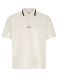 Versace White Cotton Polo Shirt