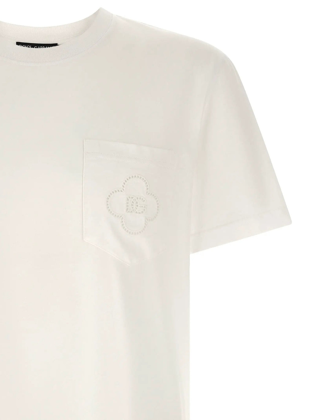 Dolce & Gabbana White Cotton T-Shirt