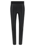 Brunello Cucinelli Black Lamb Leather Leggings
