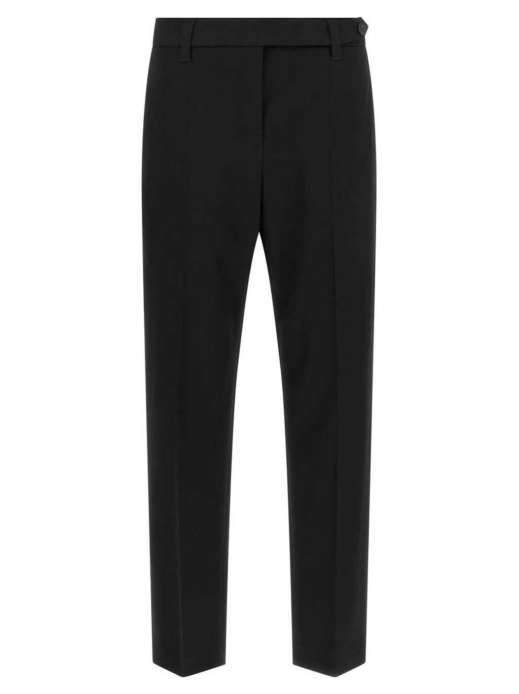 Brunello Cucinelli Black Virgin Wool Dress Pants