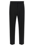 Brunello Cucinelli Black Virgin Wool Dress Pants