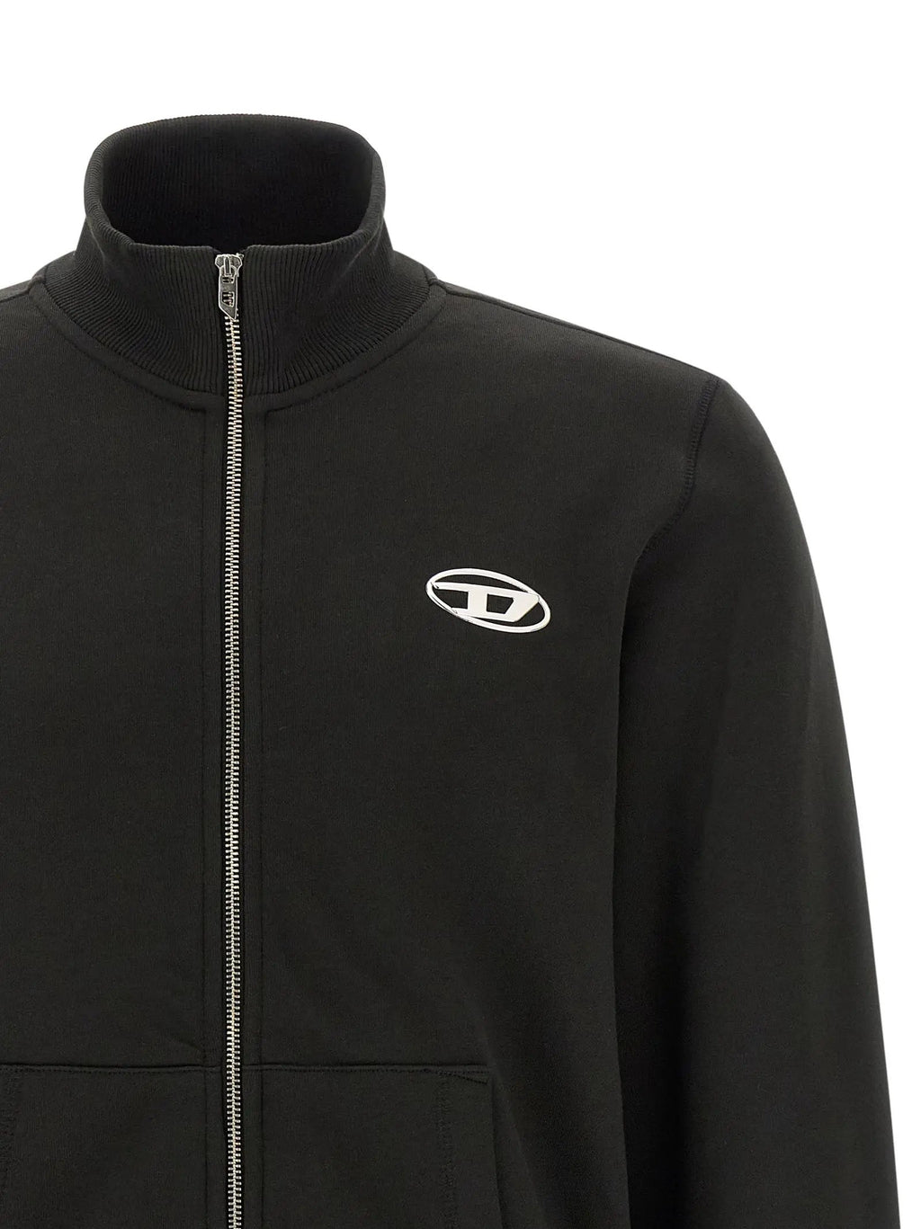 Diesel Black Cotton Sweatshirt