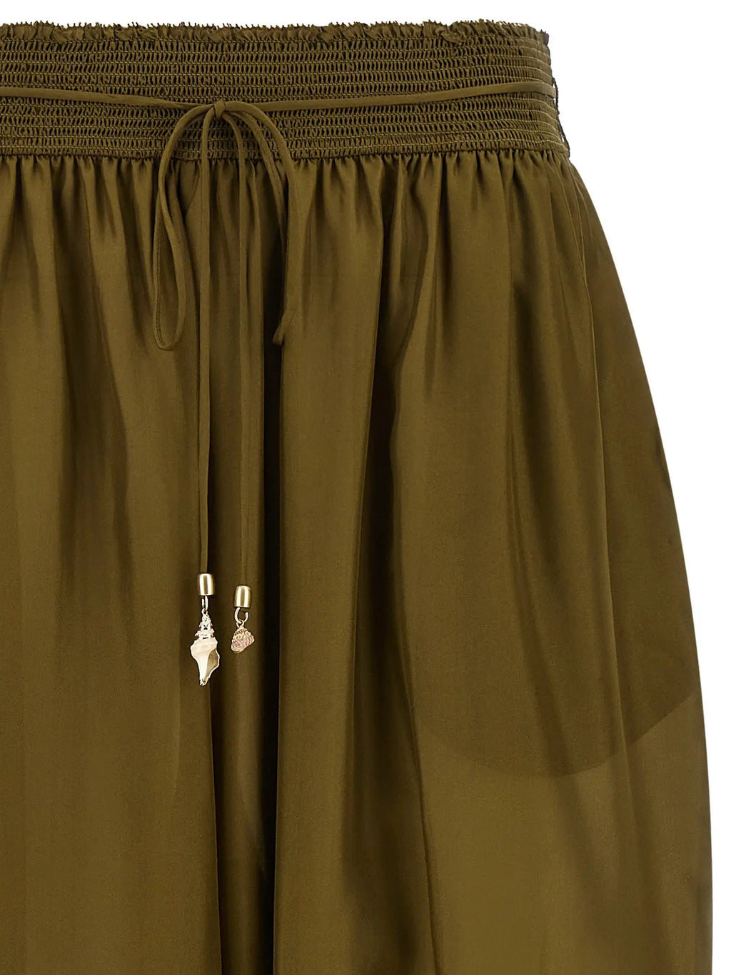 Zimmermann Bicolor Silk Casual Pants