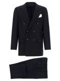 Kiton Blue Virgin Wool Two-Piece Suit