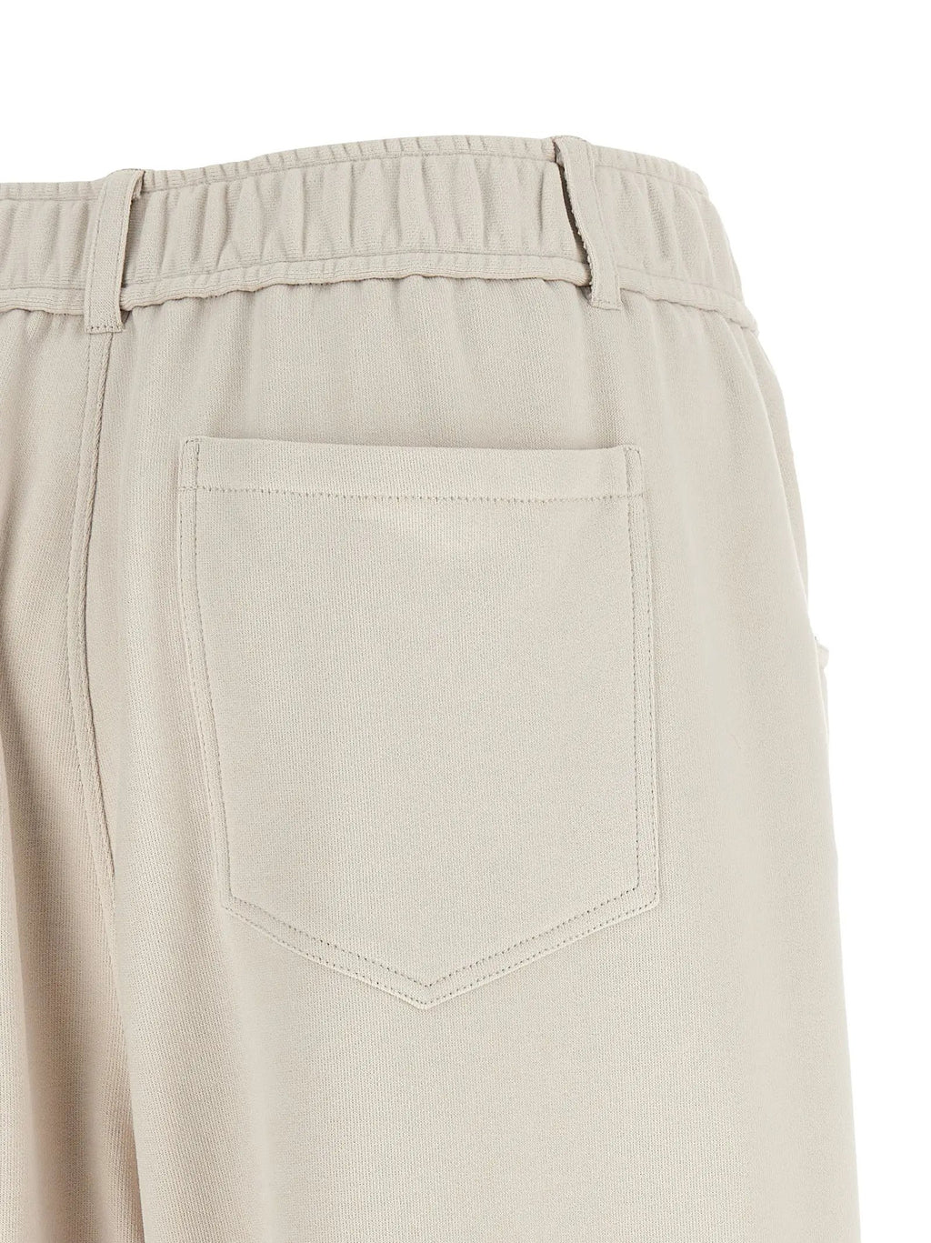 Brunello Cucinelli Beige Cotton Athletic Pants