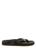 Jacquemus Brown Cowhide Slides