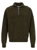 Jil Sander Bicolor Wool Cardigan