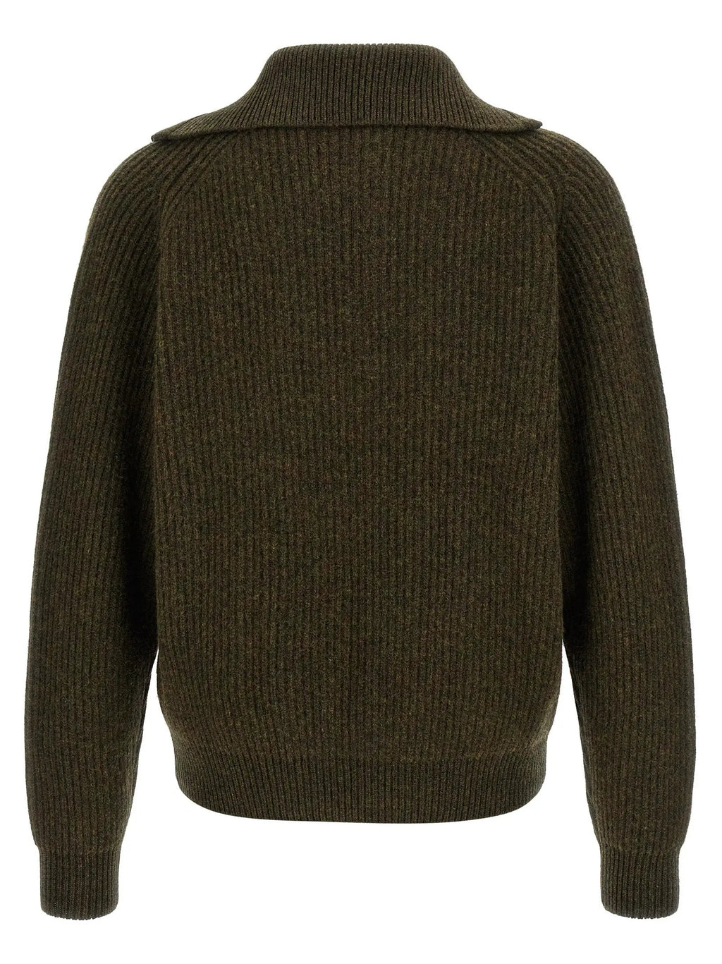 Jil Sander Bicolor Wool Cardigan