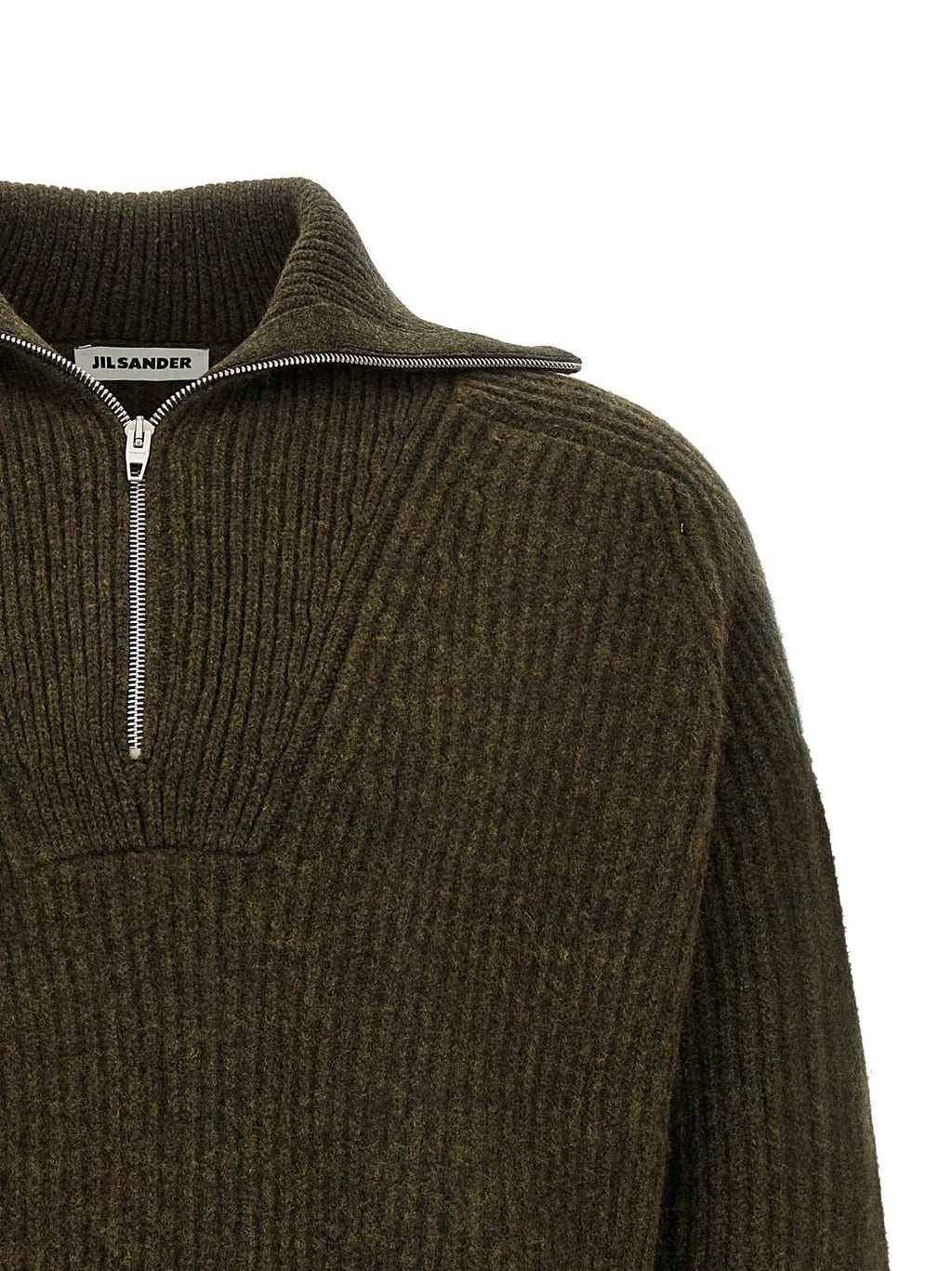 Jil Sander Bicolor Wool Cardigan