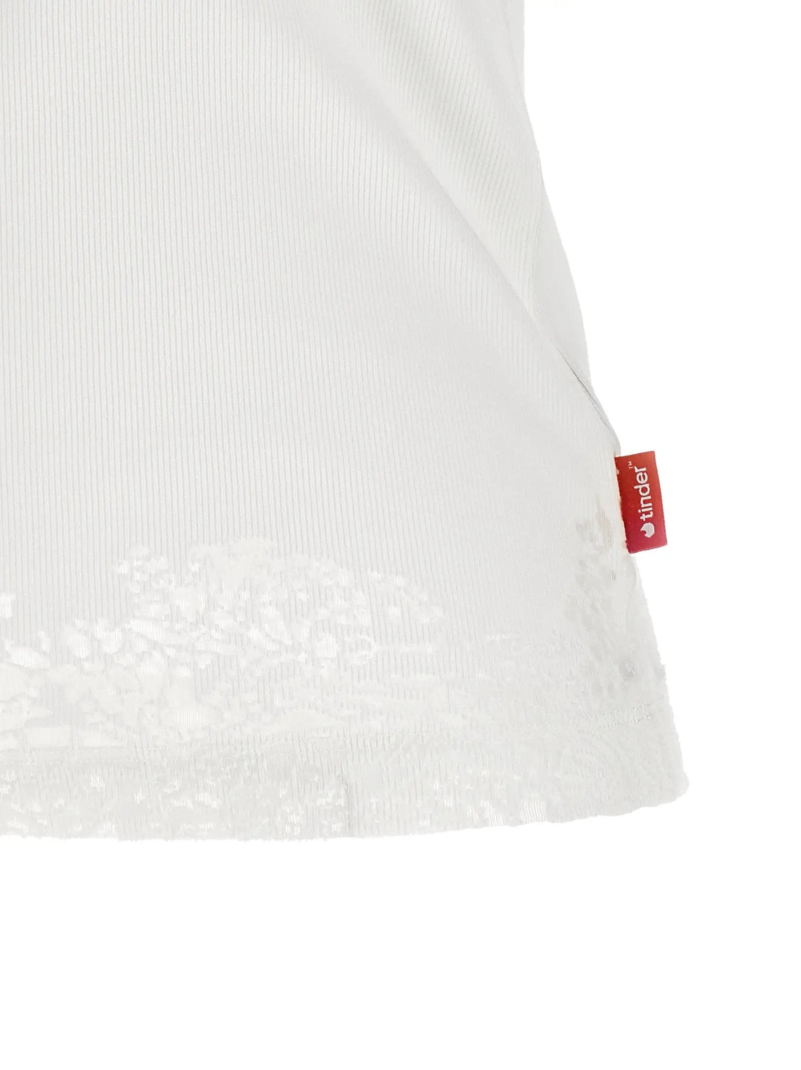 Diesel White Cotton Tank Tops