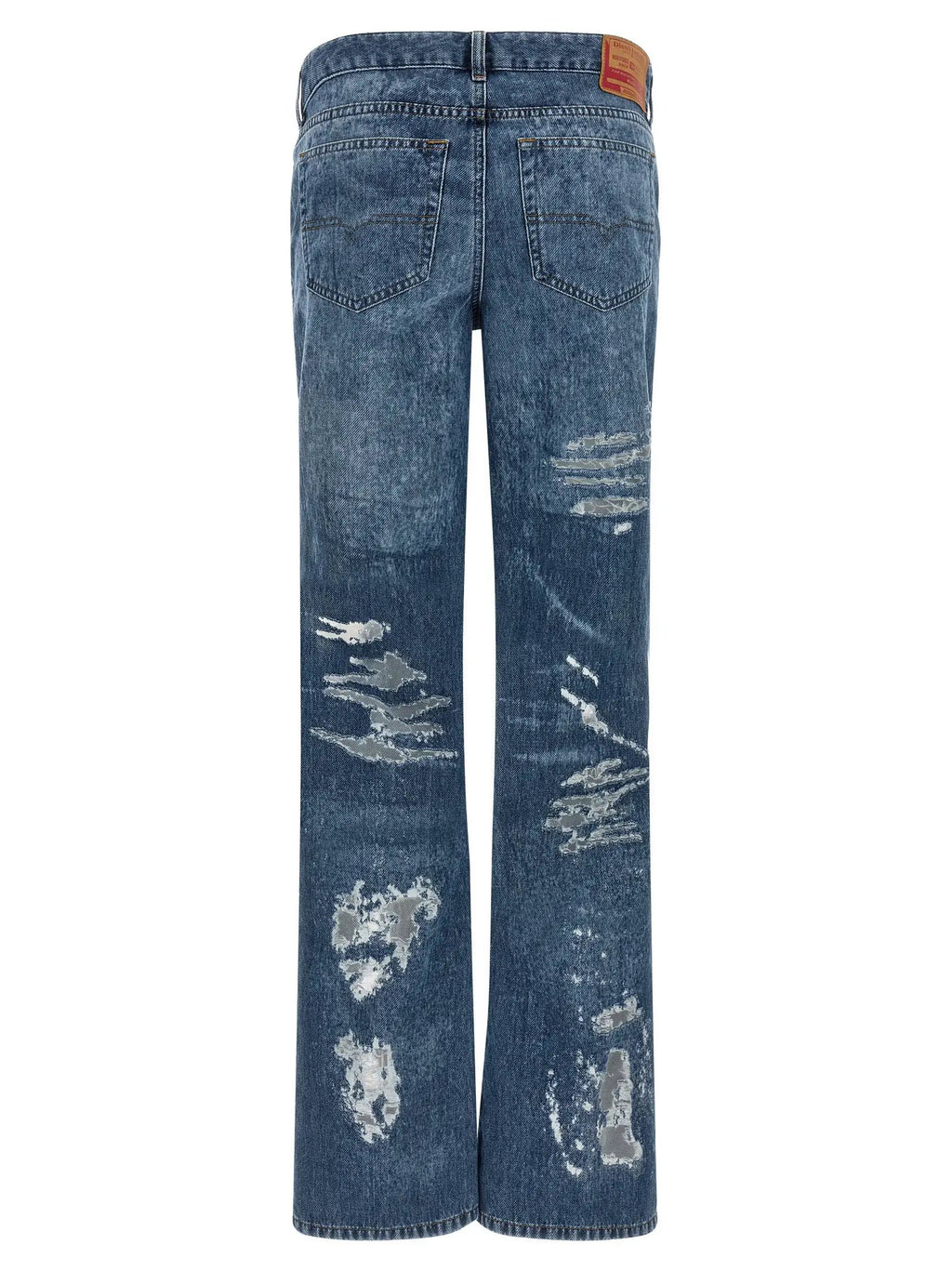 Jean évasé en coton bleu Diesel