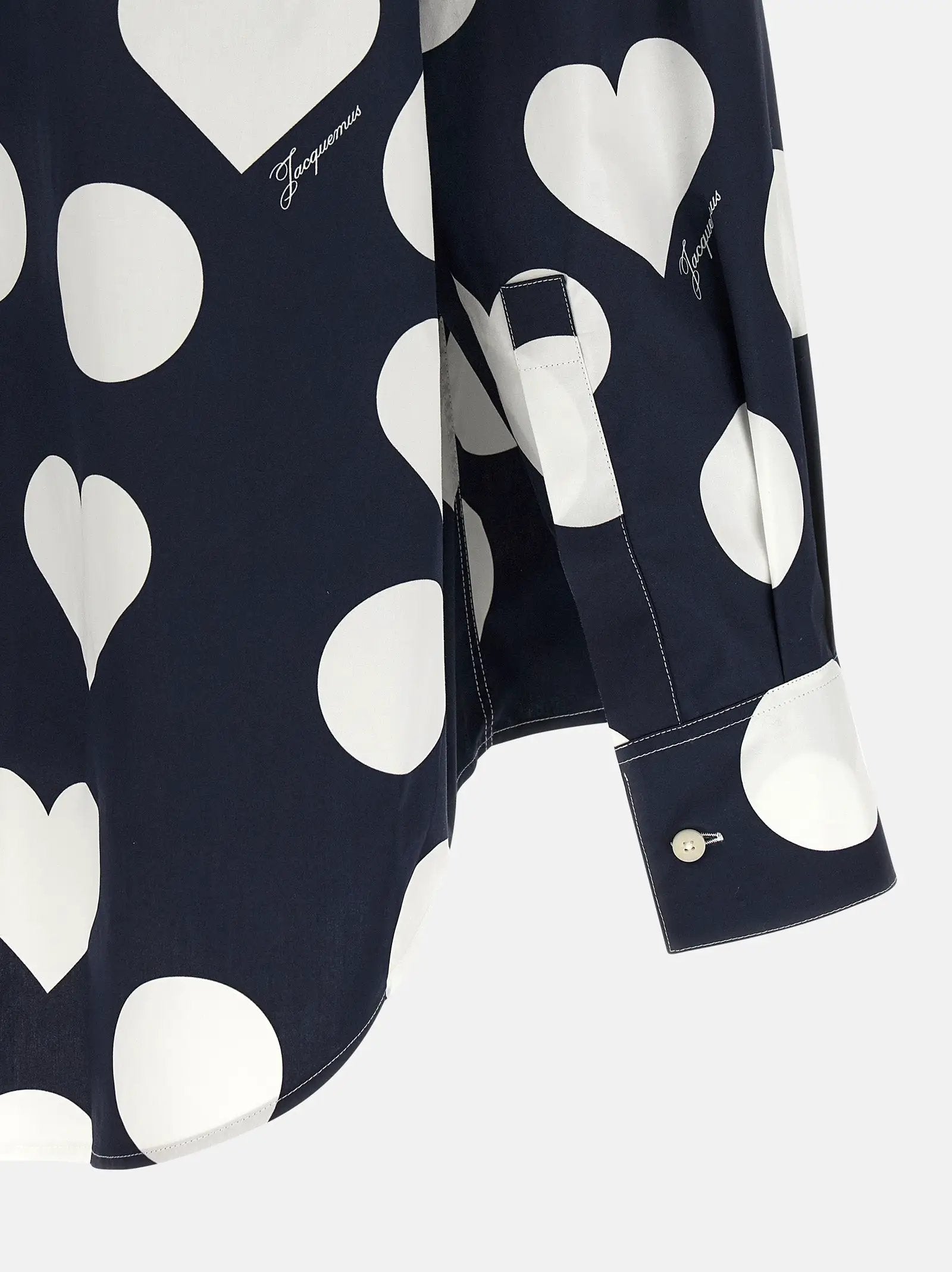 Jacquemus Blue Cotton Blouse