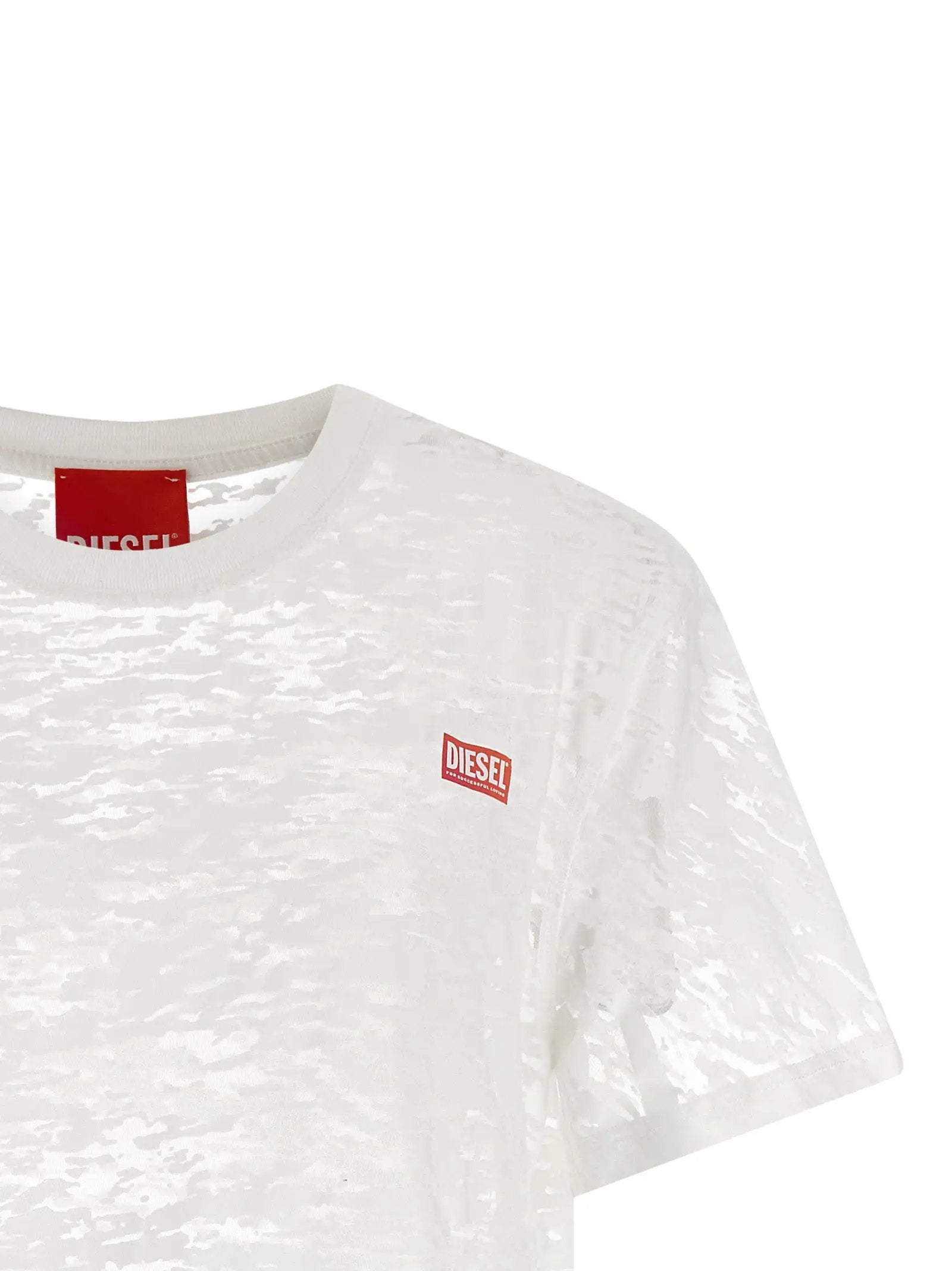 Diesel White Cotton Sportswear