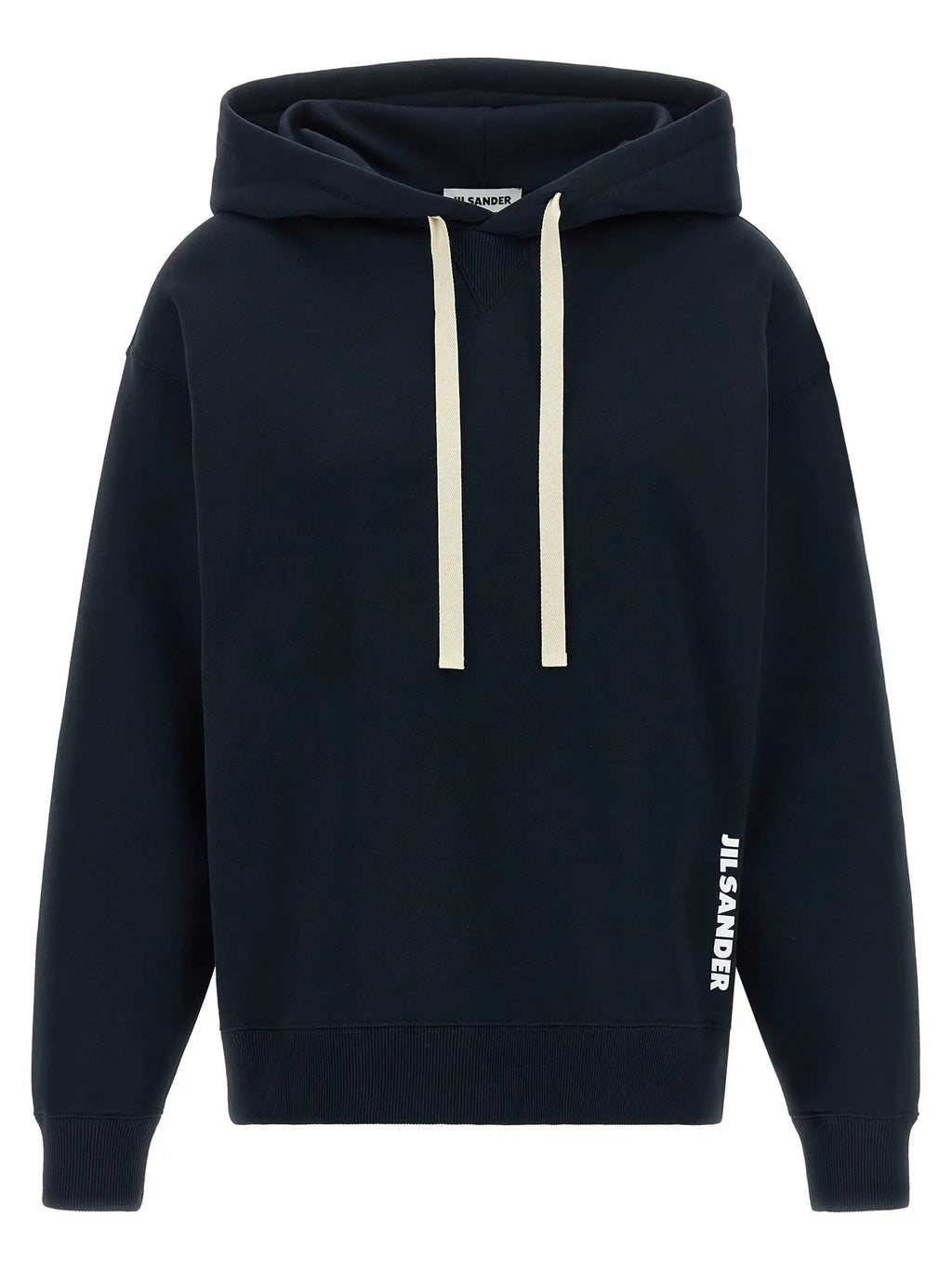 Jil Sander Blue Cotton Sweatshirt