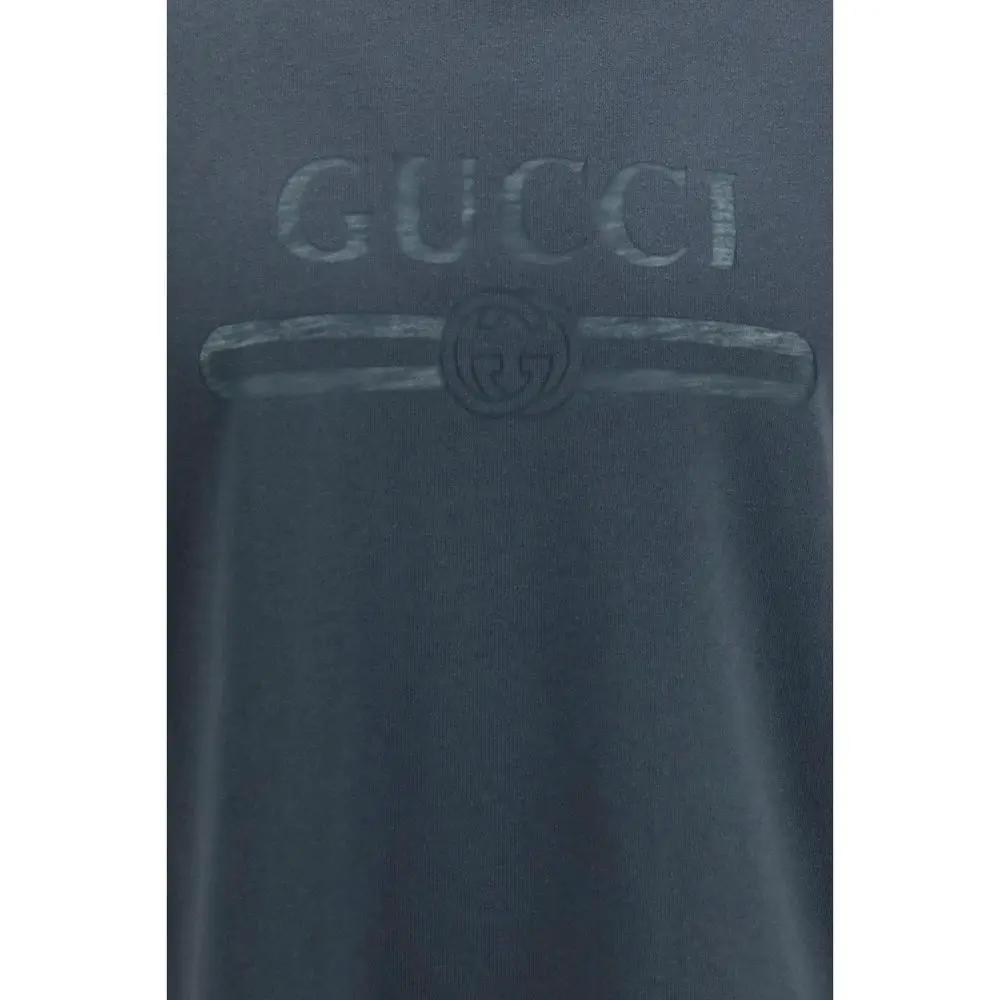 Gucci Gray Cotton T-Shirt