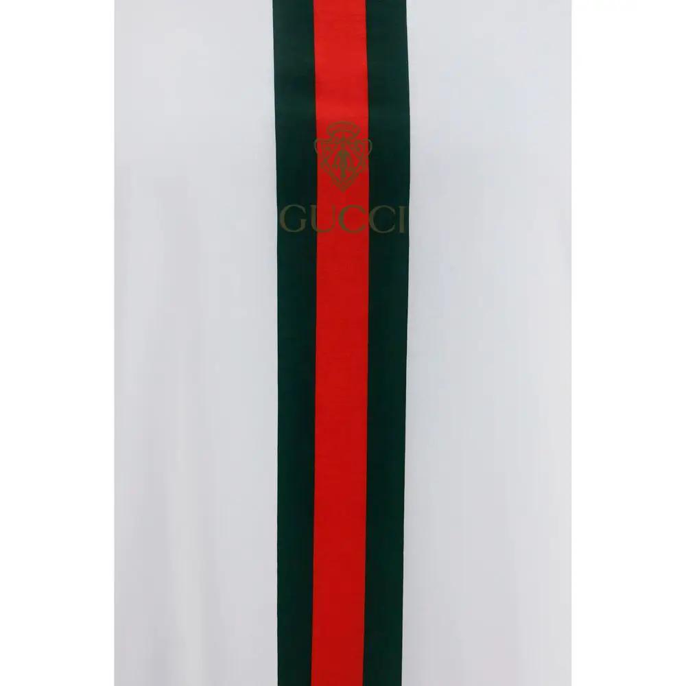 Gucci White Cotton T-Shirt