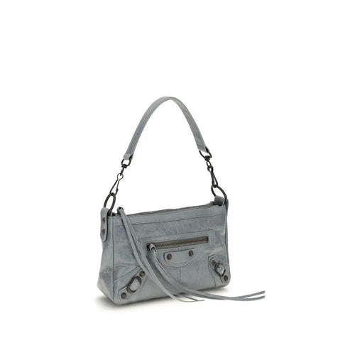 Balenciaga Gray Lamb Ovis Aries Aries Handbag