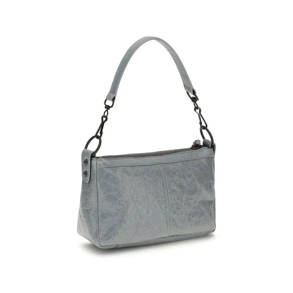 Balenciaga Gray Lamb Ovis Aries Aries Handbag