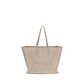 Brunello Cucinelli Beige Calf Leather Bos Taurus Shoulder Bag