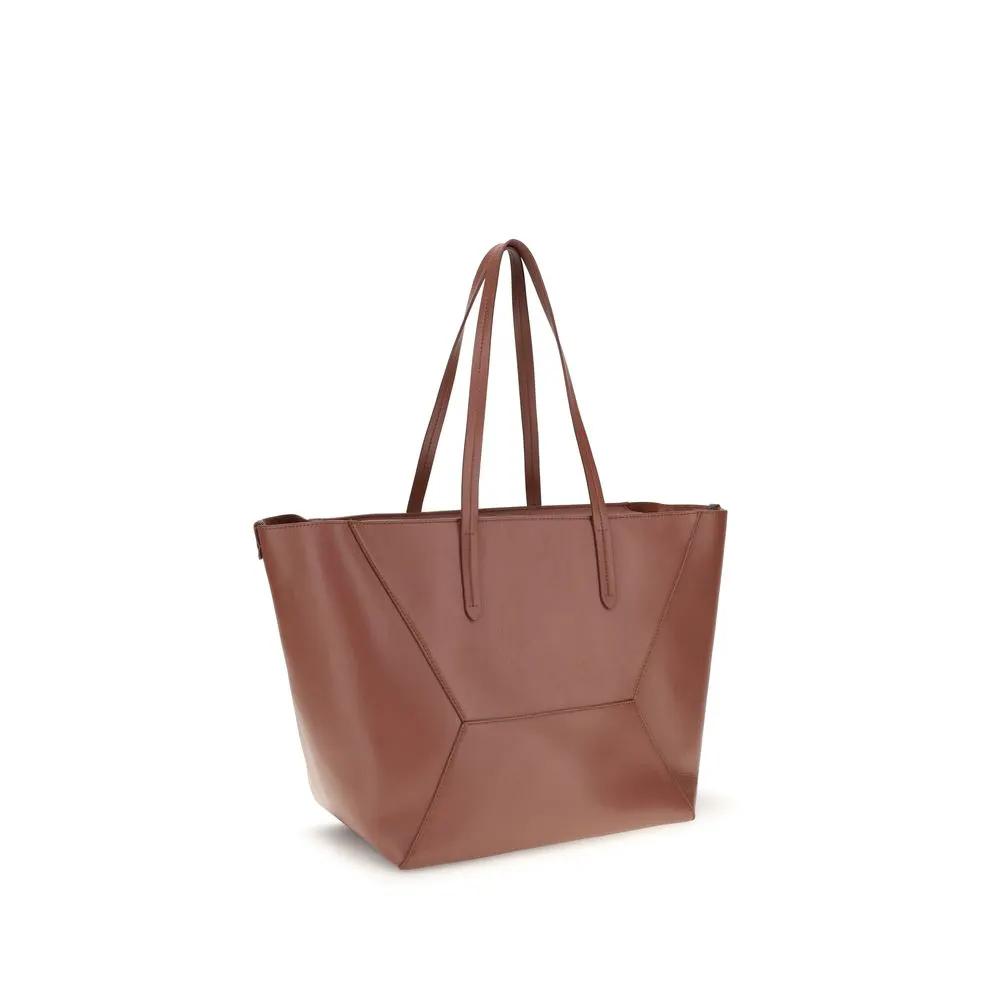 Brunello Cucinelli Multicolor Calf Leather Bos Taurus Shoulder Bag